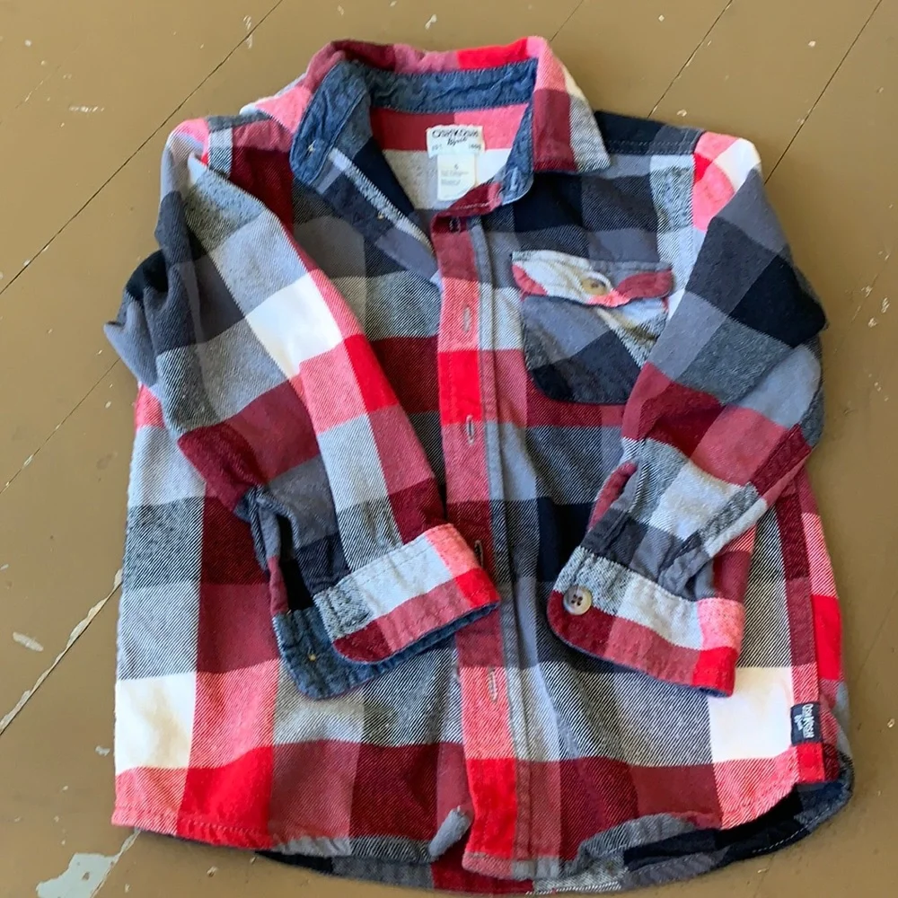 - OshKosh B’gosh boys flannel